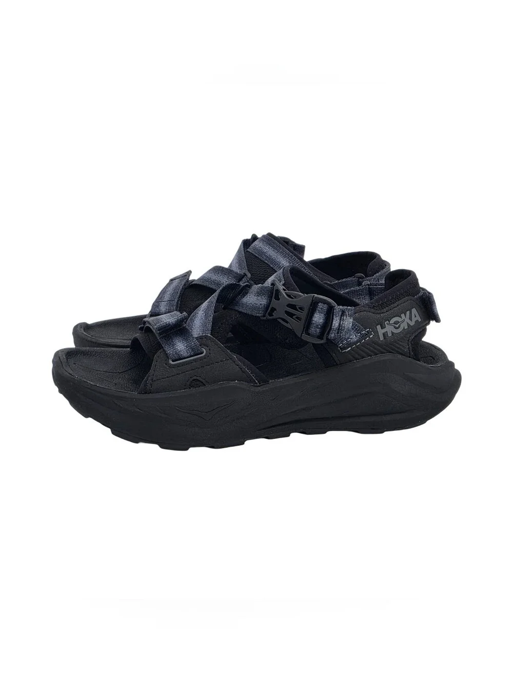 Hoka Infini Hike TC Sandals Women's 9.5 Black EUC